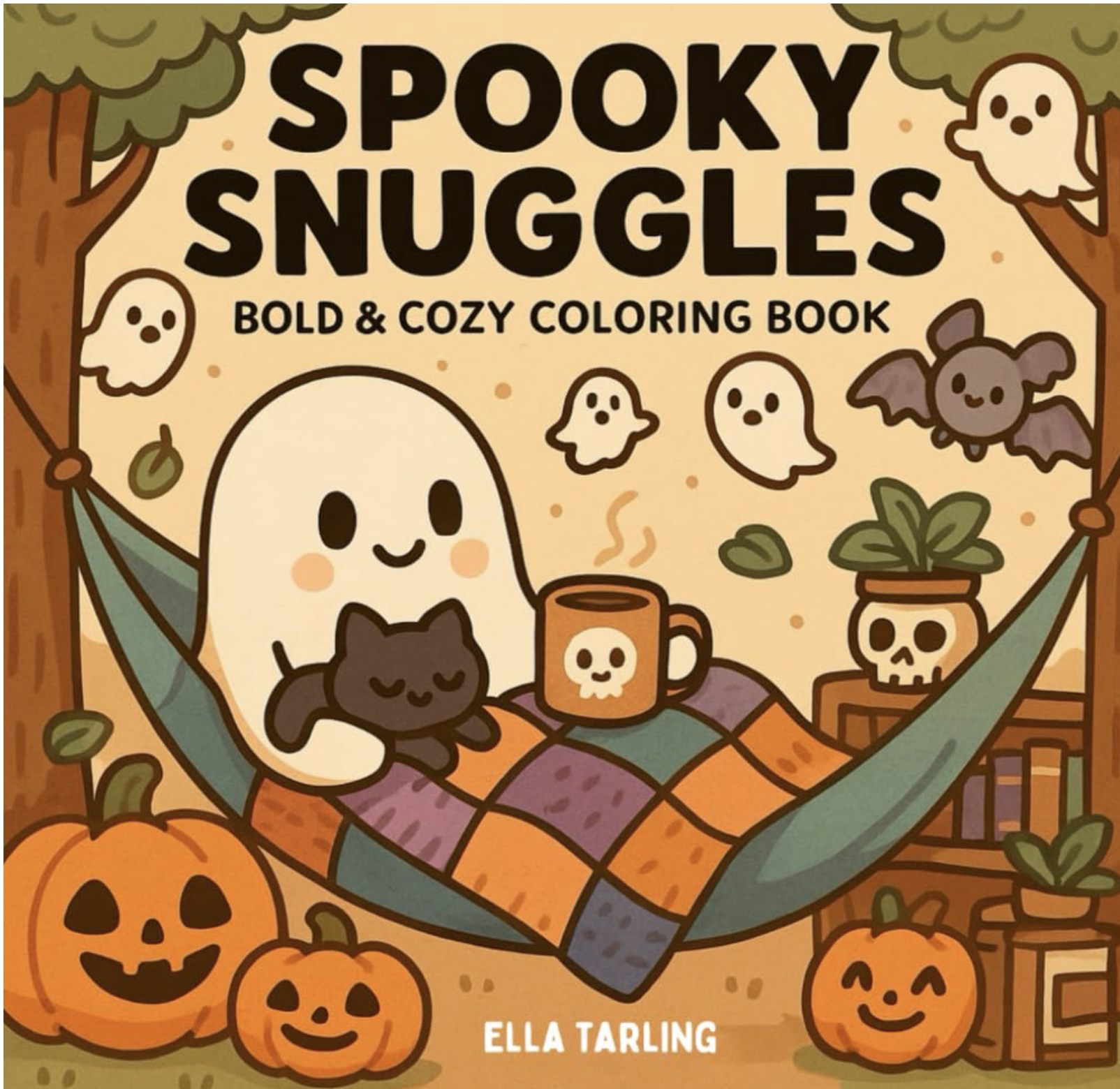 Spooky Snuggles Halloween Coloring Book