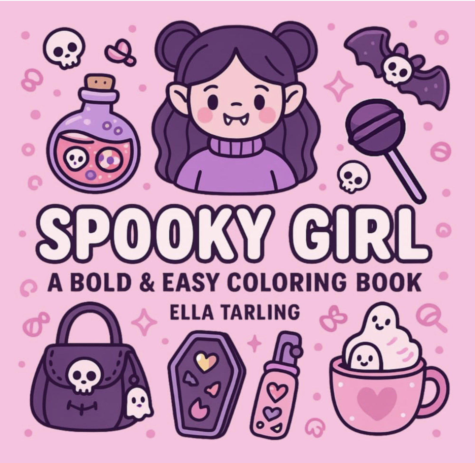 Spooky Girl Coloring Book