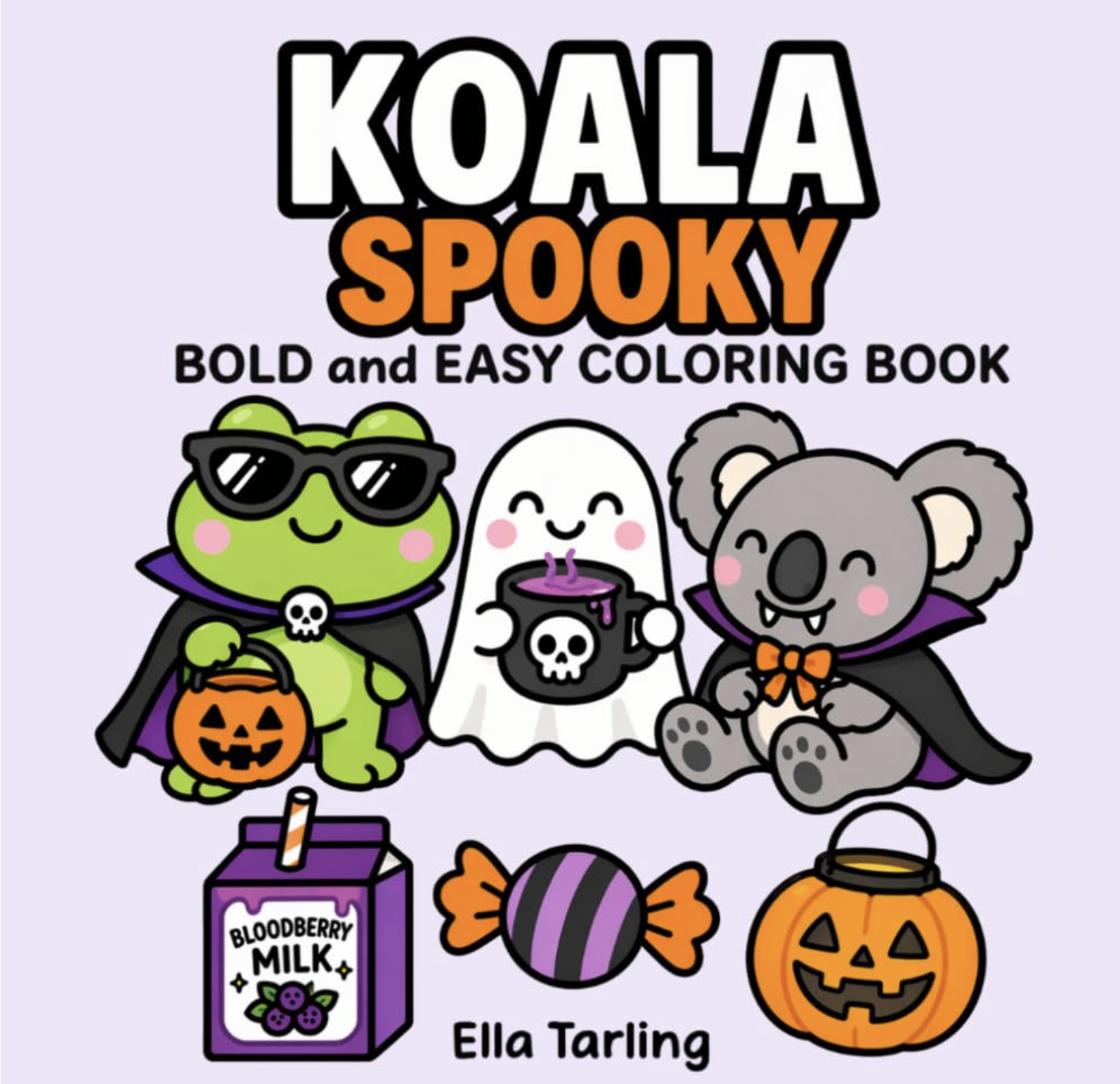 Koala Spooky Coloring Book